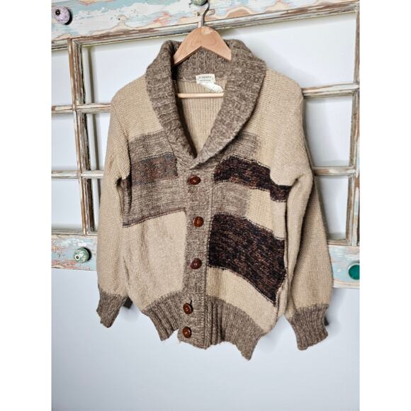 Vintage La Squadra Italian Made Button Up Cardigan Men's size Large - Picture 2 of 10